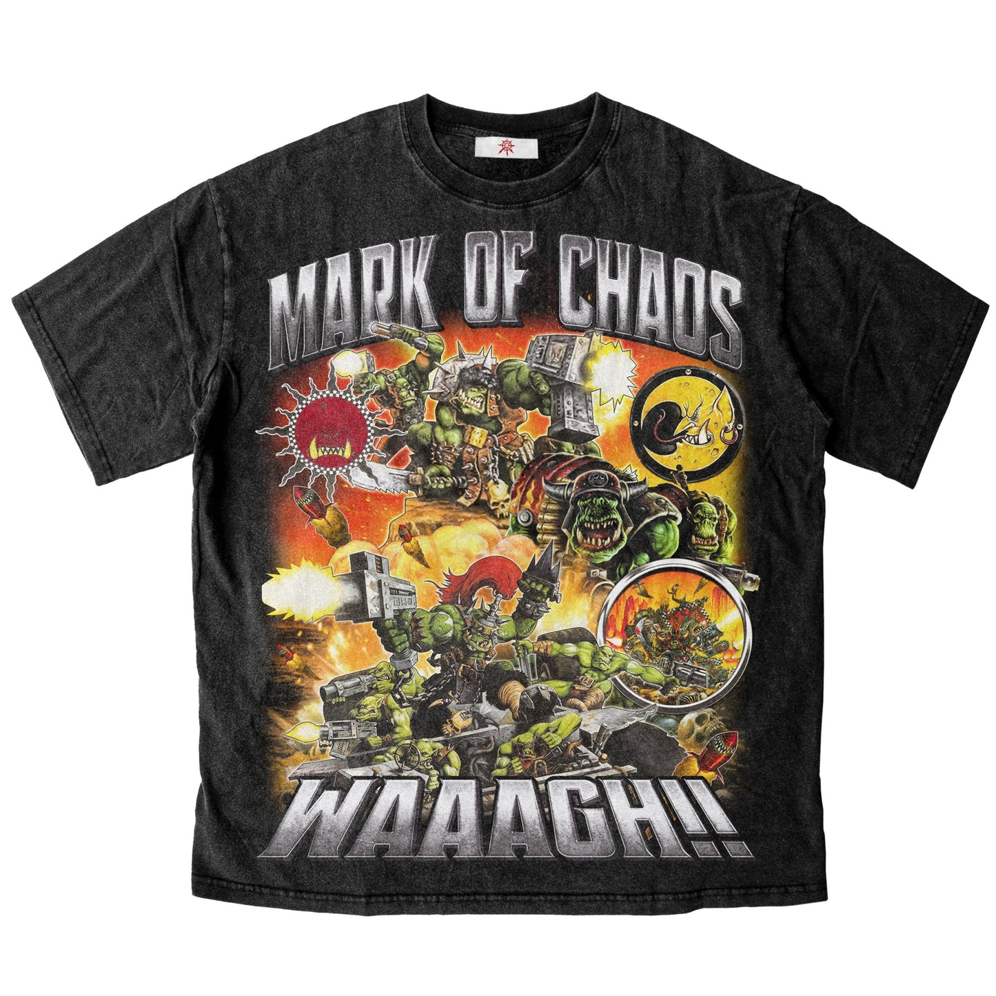 Vintage 40K Greenskin - Tee - Mark Of Chaos